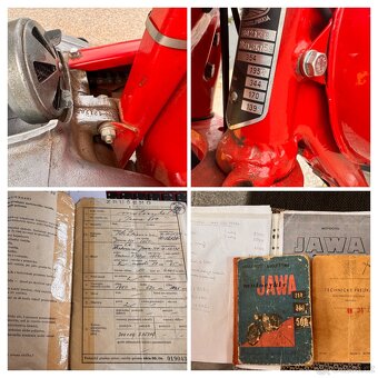 1952 JAWA 350 PÉRÁK S DOKLADY, NOVÁ STK - 19