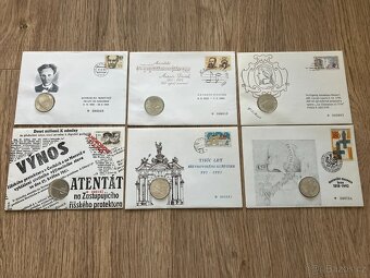 Numismatické mincovní dopisy Československo Slovensko mince - 19