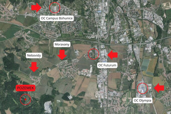 Krásný a jedinečný pozemek 2112 m2 v Nebovidech u Brna - 19