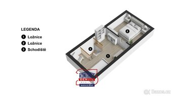 Nabízíme k prodeji zařízený mezonetový apartmán 2+kk, 73 m2  - 19