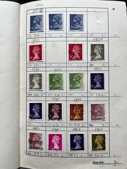 Známky Anglie 1900+, 380 známek - 19