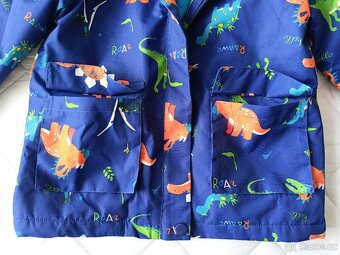 Dětská nepromokavá DINO bunda, vel.128/134 - 19