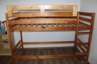 Palanda, patrová postel z masivu - 19