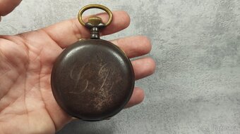 Obrovské 67mm, a 188g kapesni hodinky, brynyr ocel - 19