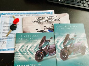 Maxon Optimus 125, možnost splátek a protiúčtu - 19