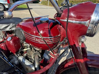 Triumph Speed Twin 500 OHV 1955 + sidecar - 19