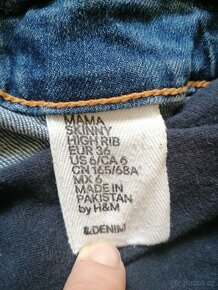 Dámské růžové a modré džíny + červené kalhoty - 19