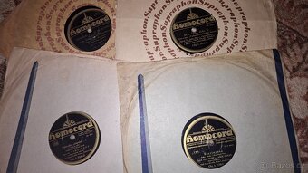 Šelakové gramofonové desky - 25 cm - 19