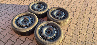 Plechové disky Škoda Fabia 2 5x100 6x15 ET43 195/55r15 letní - 19