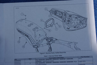 Prodám sedlo, dvojsedlo, sedlo spolujezdce Harley Davidson - 19