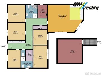 Chotouň - Chrášťany - Prodej rodinného domu (210 m2) s pozem - 19