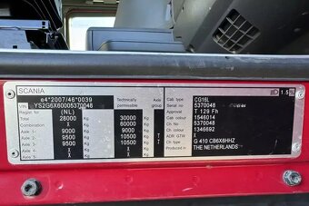 SCANIA G410/Sklápěč/S2/6X6/BORDMATIK/HMF1643Z2 - 19