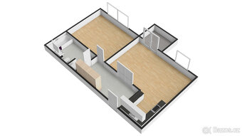 Pronájem bytu 2+kk/B/S/PS, 75 m2, Praha 6 - Vokovice, ul. Ti - 19