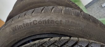 Prodám sadu Continental WinterContact TS 850 P, 205/55 R17 - 19