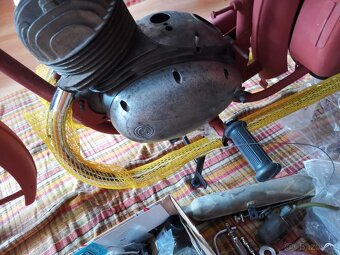 ČZ 150 C,pevný rám z roku 1950 - 19
