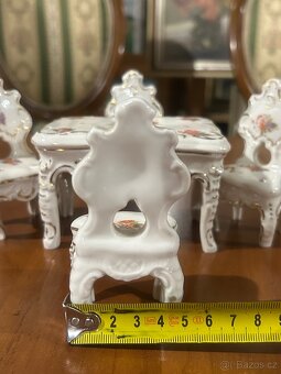 Sběratelský porcelánový miniatur set – ručně malovaný - 19