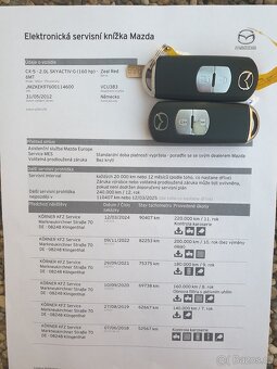 MAZDA CX-5 2,0i 4x4 SERVIS MAZDA 2 x SADA KOL - 19