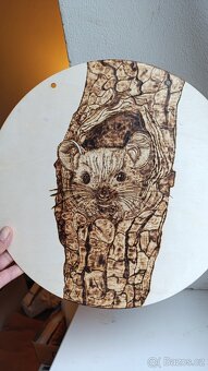 Vypalování do dřeva ,prkénka, překližka (pyrografie) - 19