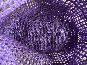 Nové lýkové tašky na knoflíky - červená, fialová - 19