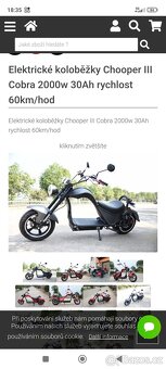 Elektrický chopper Cobra 3 - 19