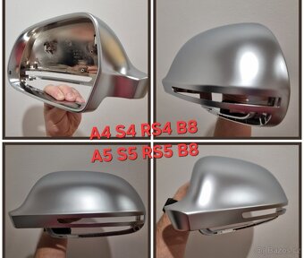 Kryty zrcatek kryty spataku R line Audi RS - 19