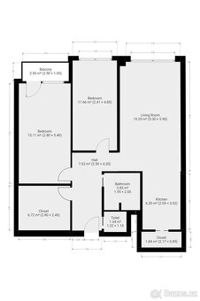 Pronájem bytu 3+kk, V Zahrádkách, Žižkov, 29 000 Kč/měs. vč. - 19