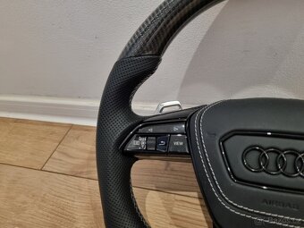 AUDI VOLANT KARBONOVY A6 A7 C8 Q8 S8 SQ8 E-TRON - 19