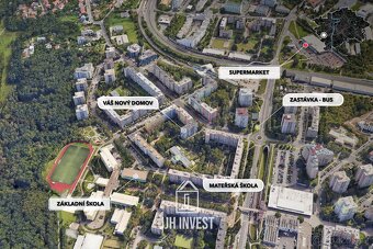 3+1 na Barrandově: světlý byt připravený na vaši rekonstrukc - 19