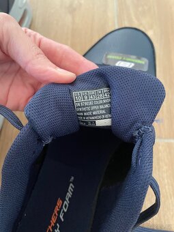 Nové pánské modré letní boty / tenisky zn. Skechers - 19