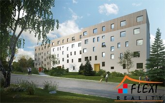 Pronájem bytu 2+kk  s balkónem, 59 m2 a parkovacím stáním v  - 19
