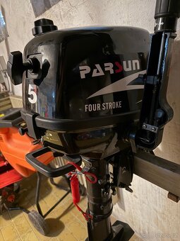 Člun Gladiátor + motor Parsun F5BMS + Bimini + vesty - 19