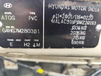 HYUNDAI ATOS PRIME 2.MAJITEL/NOVÉ V ČR - 19