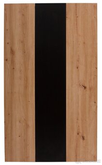 Nový set jídelních židlí, eko kůže černá lesk - 19