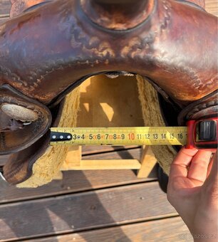 Westernové sedlo ultra-flex deuber & partner+podbřišník - 19