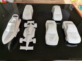 Porcelánová auta, formule, člun - 19