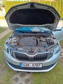 Škoda Octavia, stříbrná barva, 1,6 TDI, 85 kW, r.v. 2017 - 19