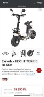 Elektroskutr HECHT TERRIS BLACK 3000W - 19
