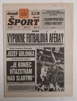 Staré noviny Denník Šport 30ks - 19
