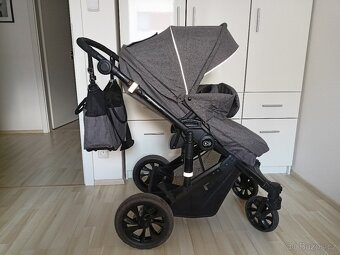 Kinderkraft Prime Lite šedý 2v1 2020 + příslušenství - 19