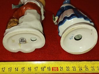 Porcelánové sošky 7 ks zn. Royal Dux atd. - 19