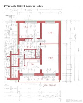 Byt 3+1, 82m² s lodžií, se zahrádkou a parkováním, Zavadilka - 19
