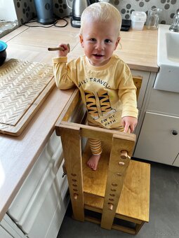 Rostoucí UČÍCÍ VĚŽ a jídelní židle - zvířátková - 19