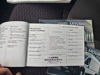 Opel Movano 2023 – 6 míst, 30 000 km, CZ, 1. maj., DPH - 19