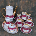 Vintage - Porcelánový moka set, Horní Slavkov. - 19