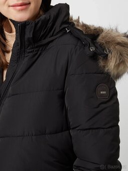 Dámská zimní černá bunda kabát s kožešinou Only NewRoona S - 19