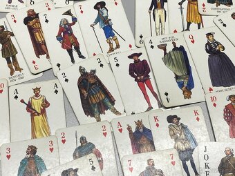 karty hrací karty žolíky kanasta retro karty sběratelské - 19