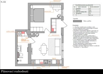 Nově zrekonstruovaný byt 2+kk, 44,51 m2, v obci Hořany - 19