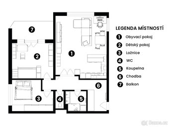 Krásný byt 3+kk 89m2 -REZERVOVÁNO - 19