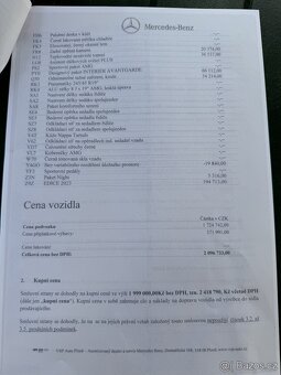 Mercedes V 300d, rok 2023, AMG linie, nez.topení - 19