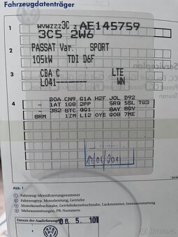 VW Passat variant B6 Sport 2.0tdi CR 105kw - 19